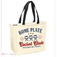 Home Plate Social Club Softball Tote Bag thumb 2