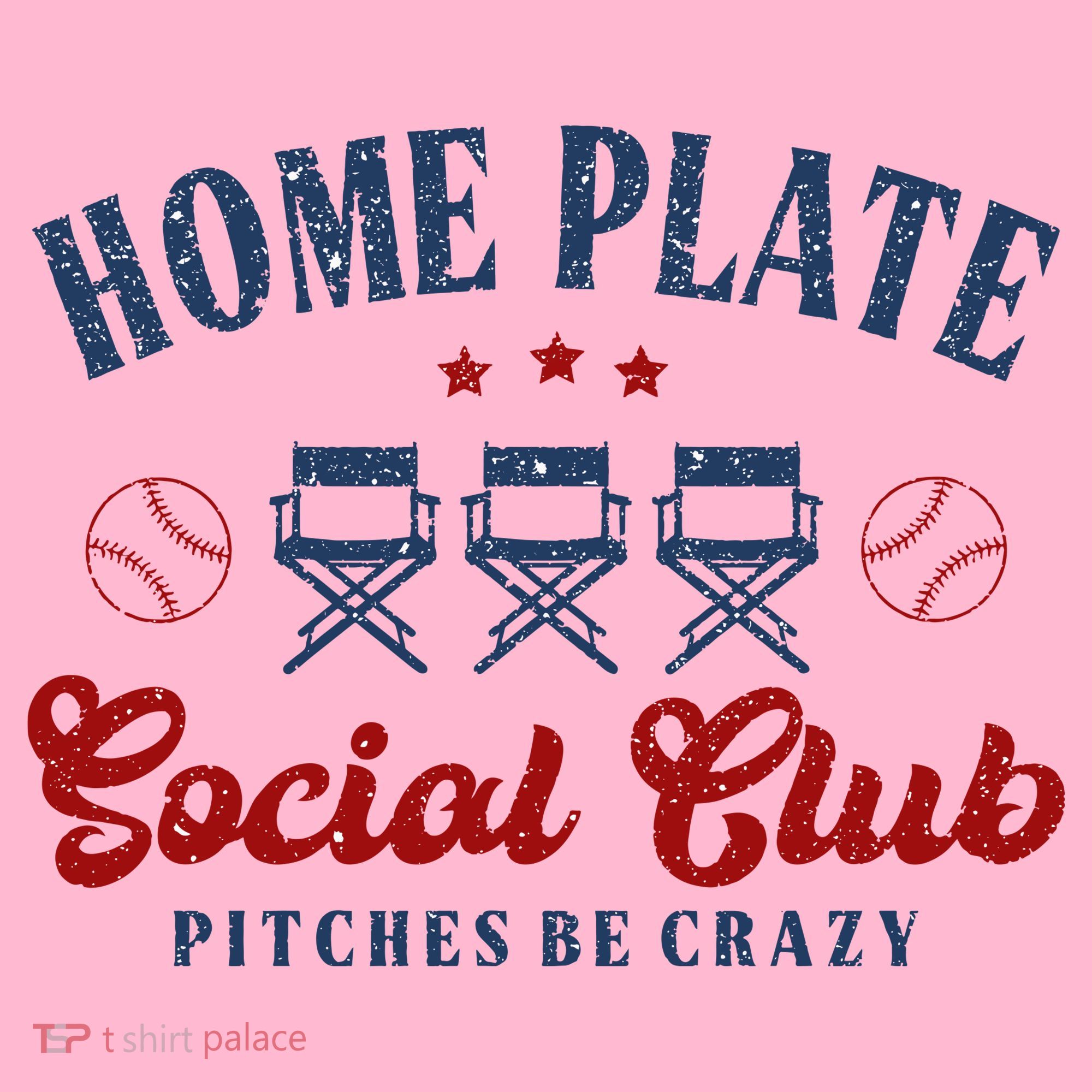 Home Plate Social Club Softball Coaster