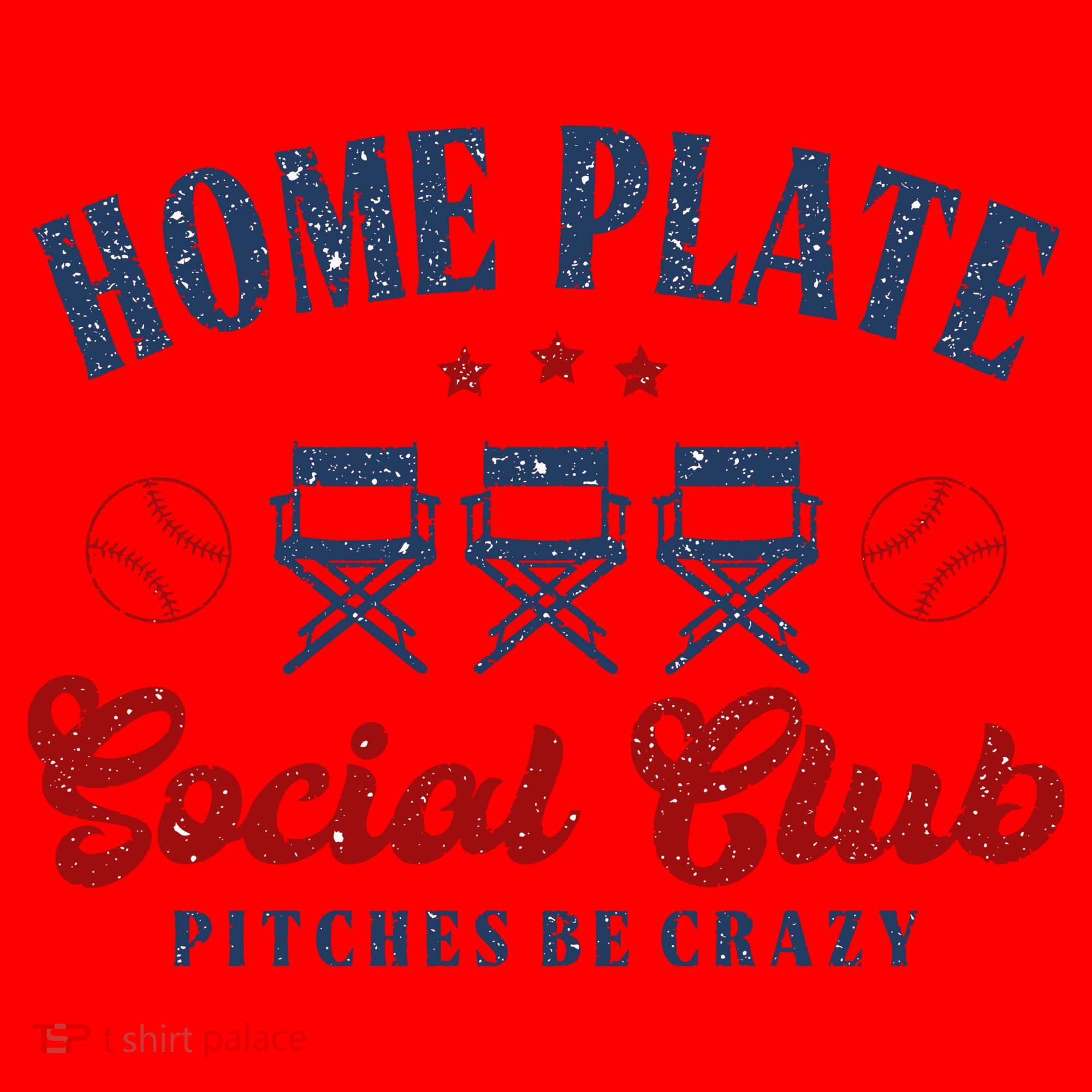 Home Plate Social Club Softball Santa Hat