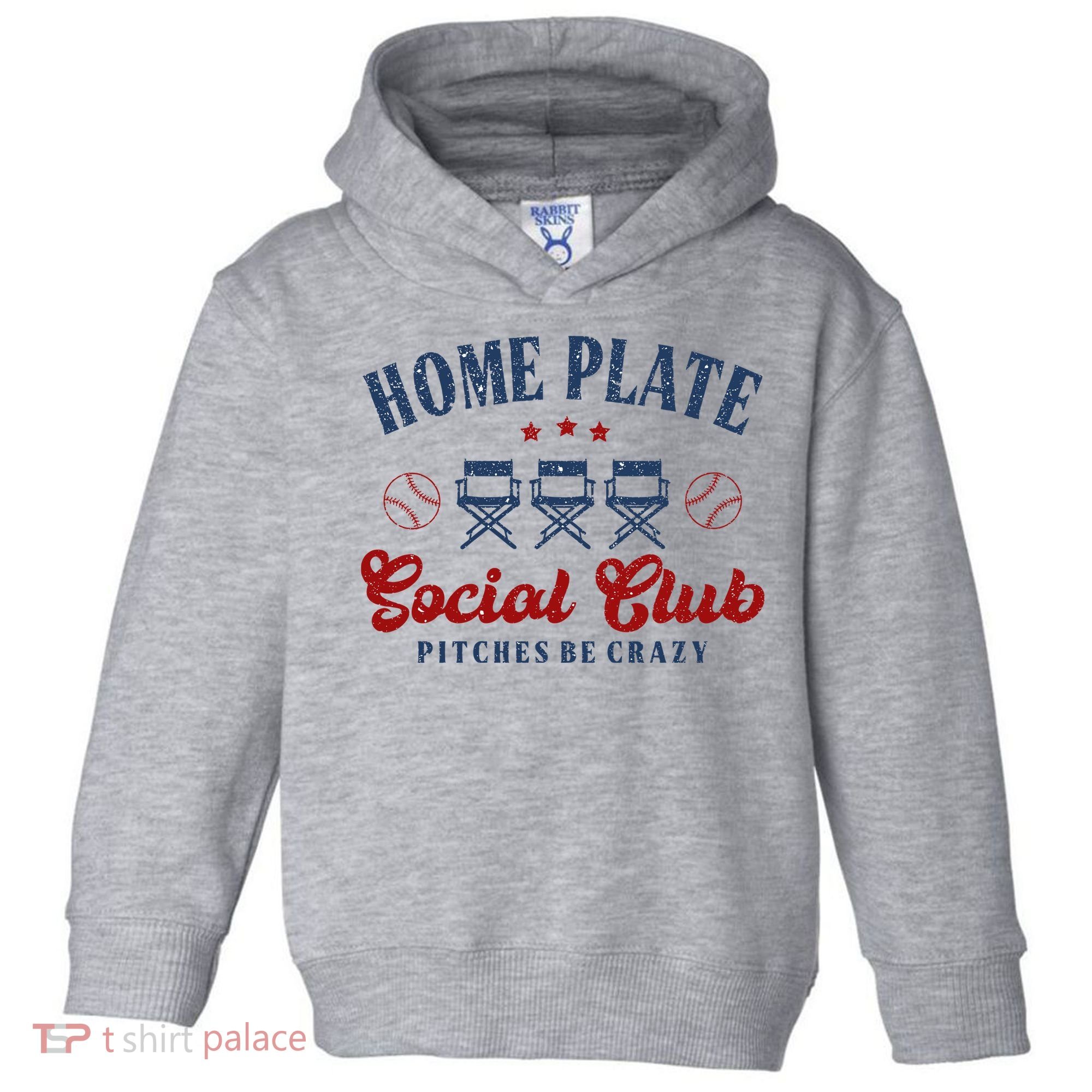 Home Plate Social Club Softball Toddler Hoodie