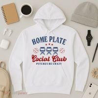 Home Plate Social Club Softball Hoodie thumb 3