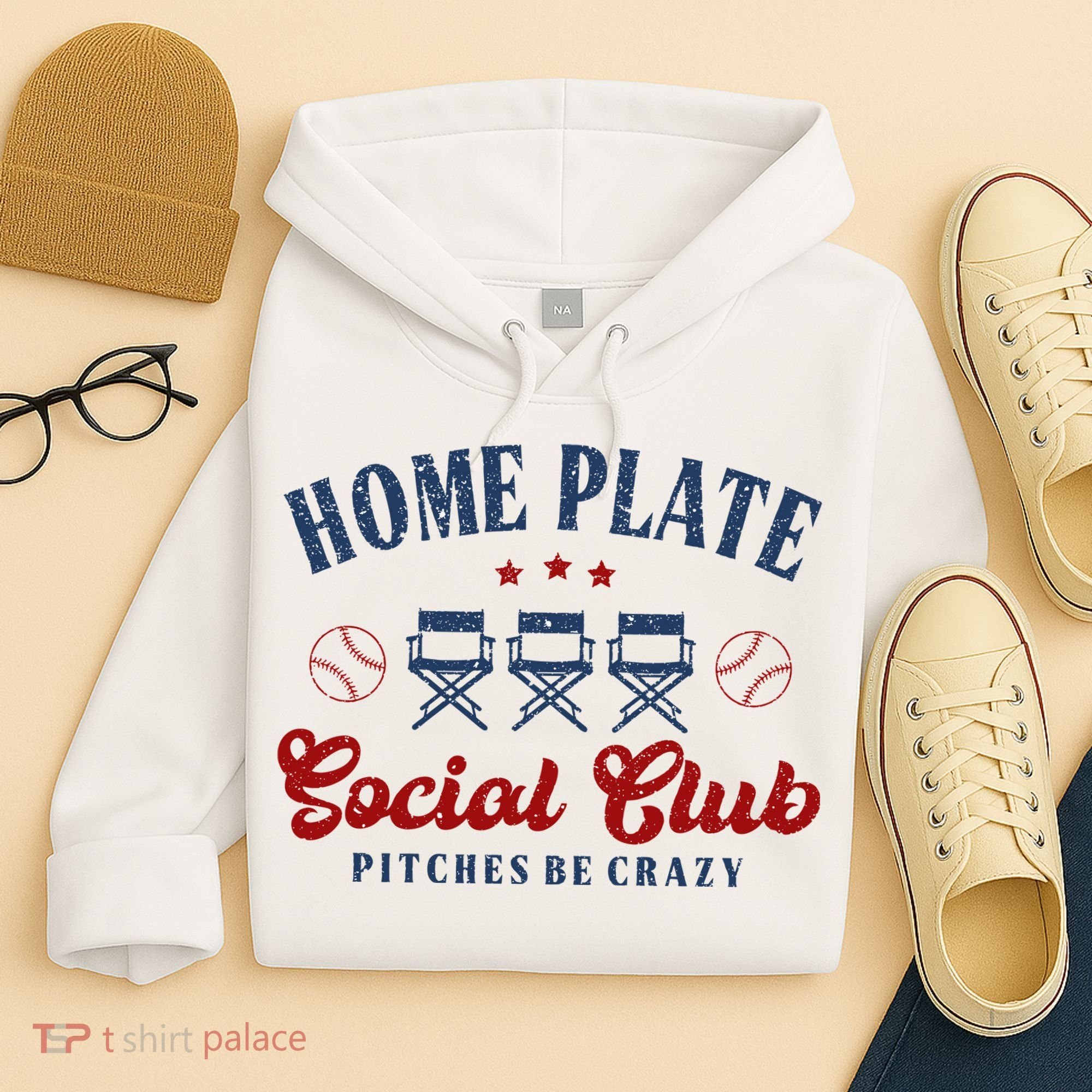 Home Plate Social Club Softball Hoodie