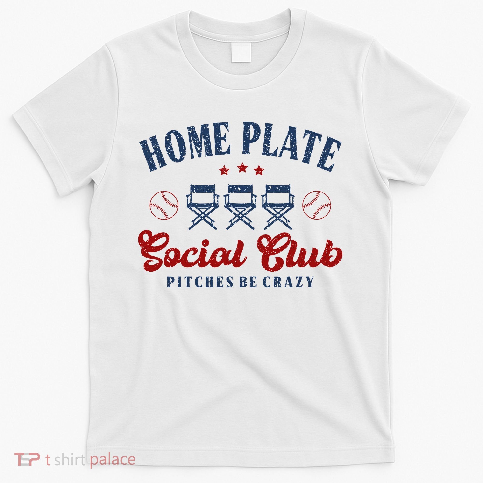 Home Plate Social Club Softball T-Shirt