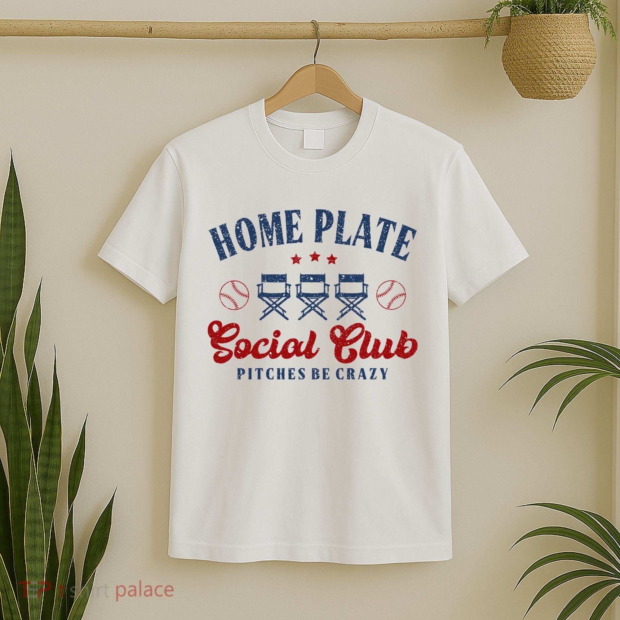 Home Plate Social Club Softball T-Shirt