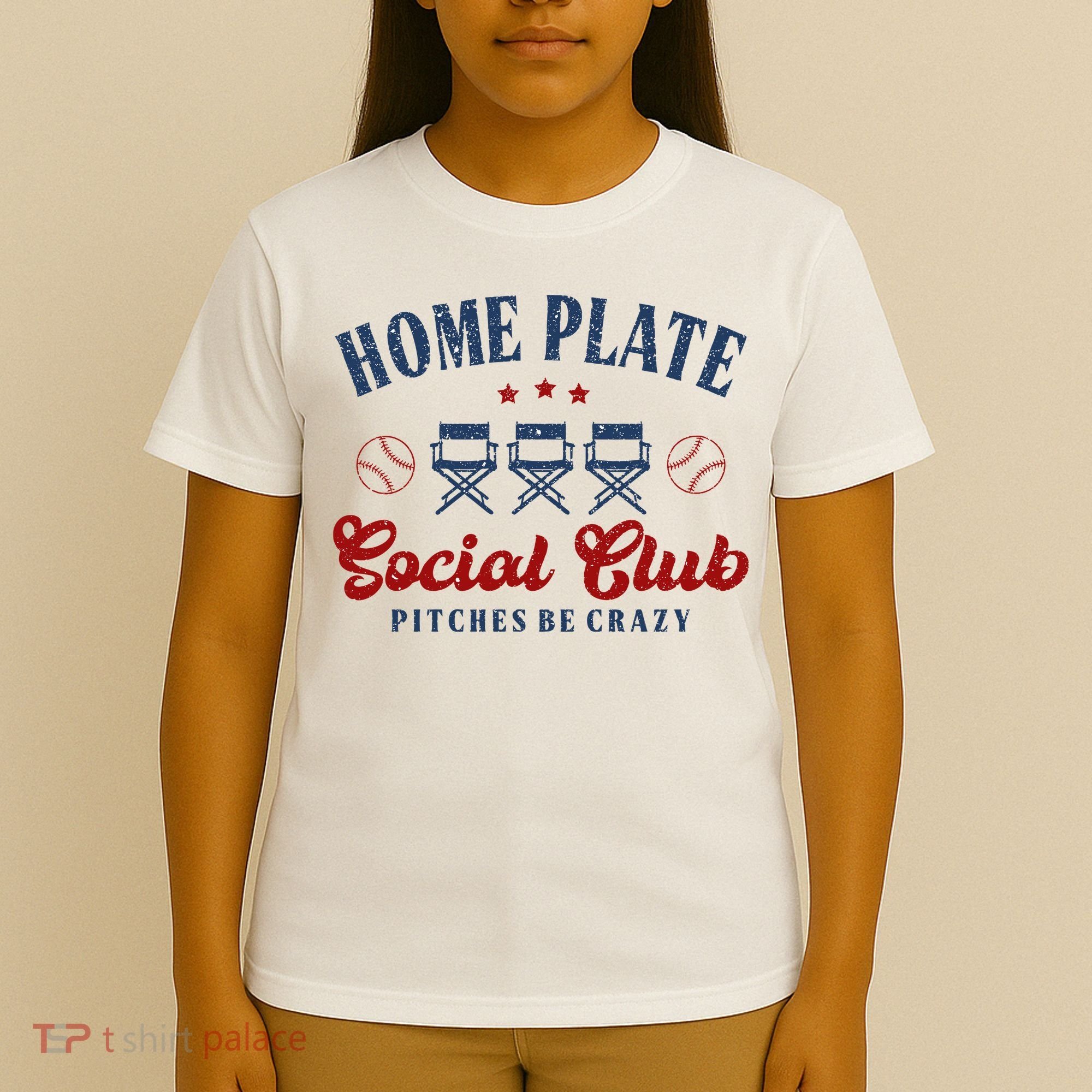Home Plate Social Club Softball T-Shirt