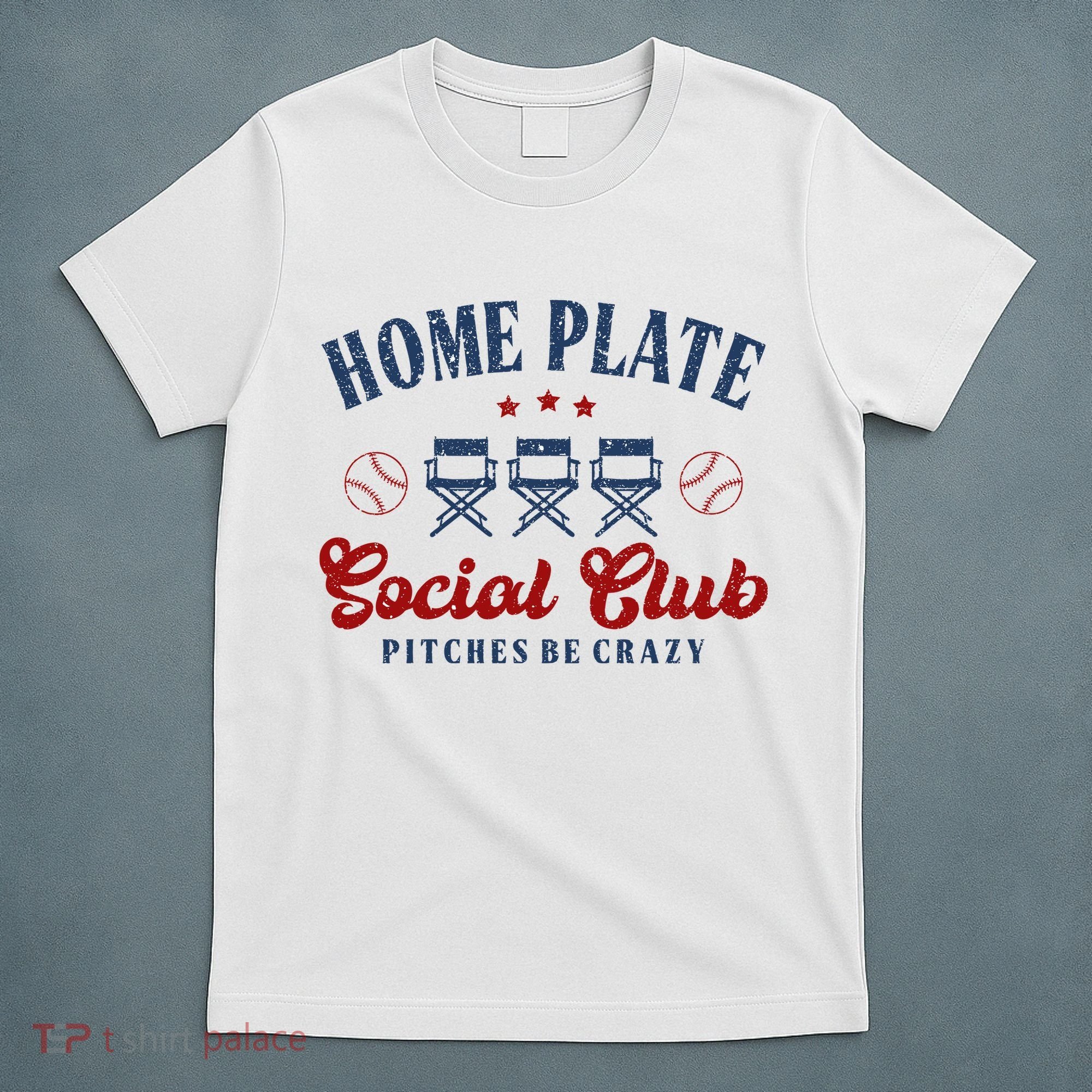 Home Plate Social Club Softball T-Shirt