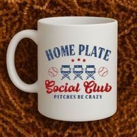 Home Plate Social Club Softball Coffee Mug thumb 2