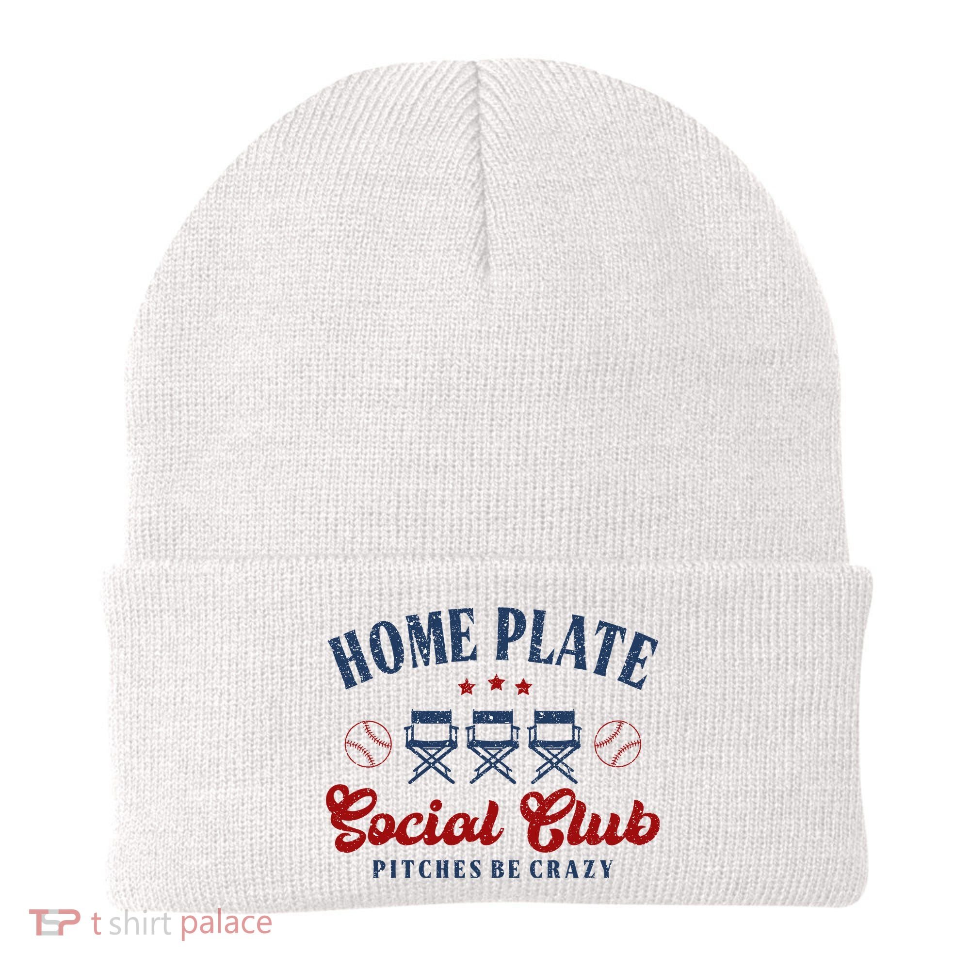Home Plate Social Club Softball Beanie