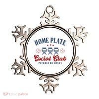 Home Plate Social Club Softball Ornament thumb 0