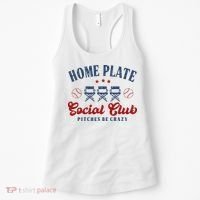 Home Plate Social Club Softball Women's Tank Top thumb 0