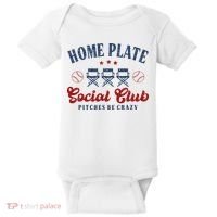 Home Plate Social Club Softball Baby Bodysuit thumb 0