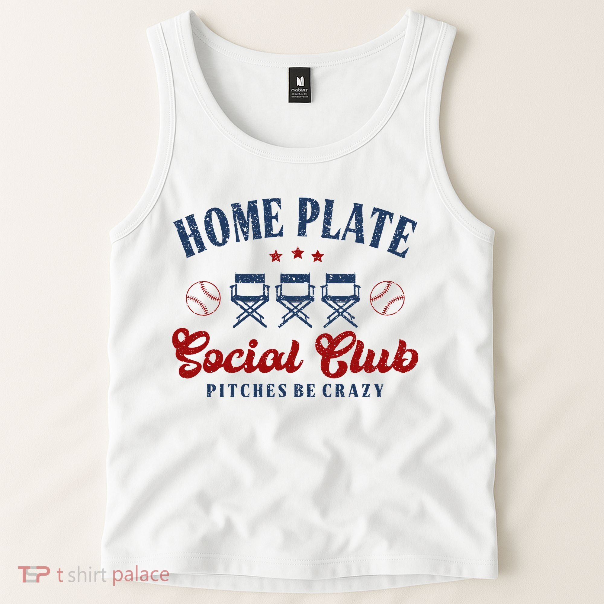 Home Plate Social Club Softball Tank Top