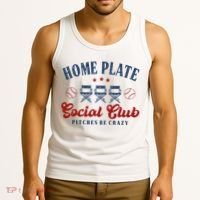 Home Plate Social Club Softball Tank Top thumb 3
