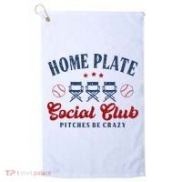 Home Plate Social Club Softball Golf Towel thumb 0
