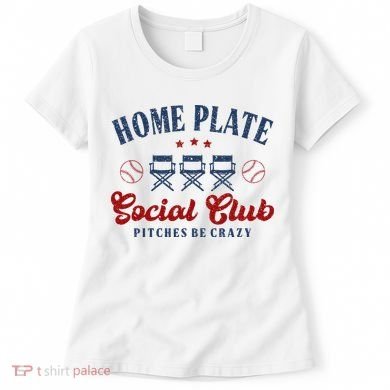 Home Plate Social Club Softball Women's T-Shirt