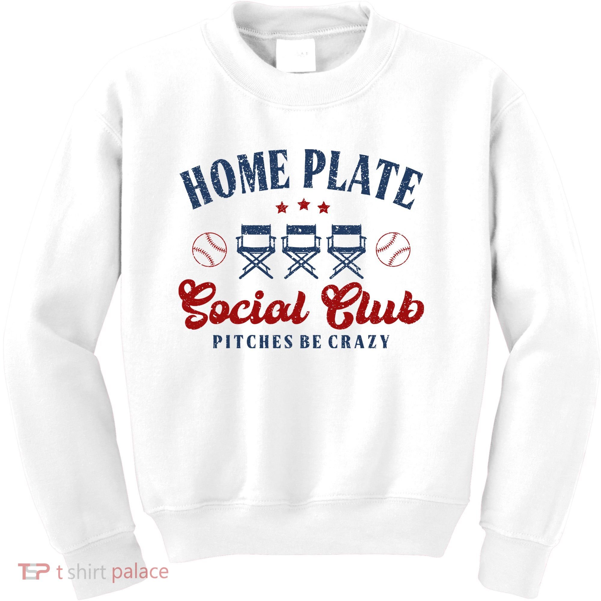 Home Plate Social Club Softball Kids Sweatshirt