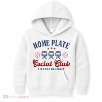 Home Plate Social Club Softball Kids Hoodie thumb 0