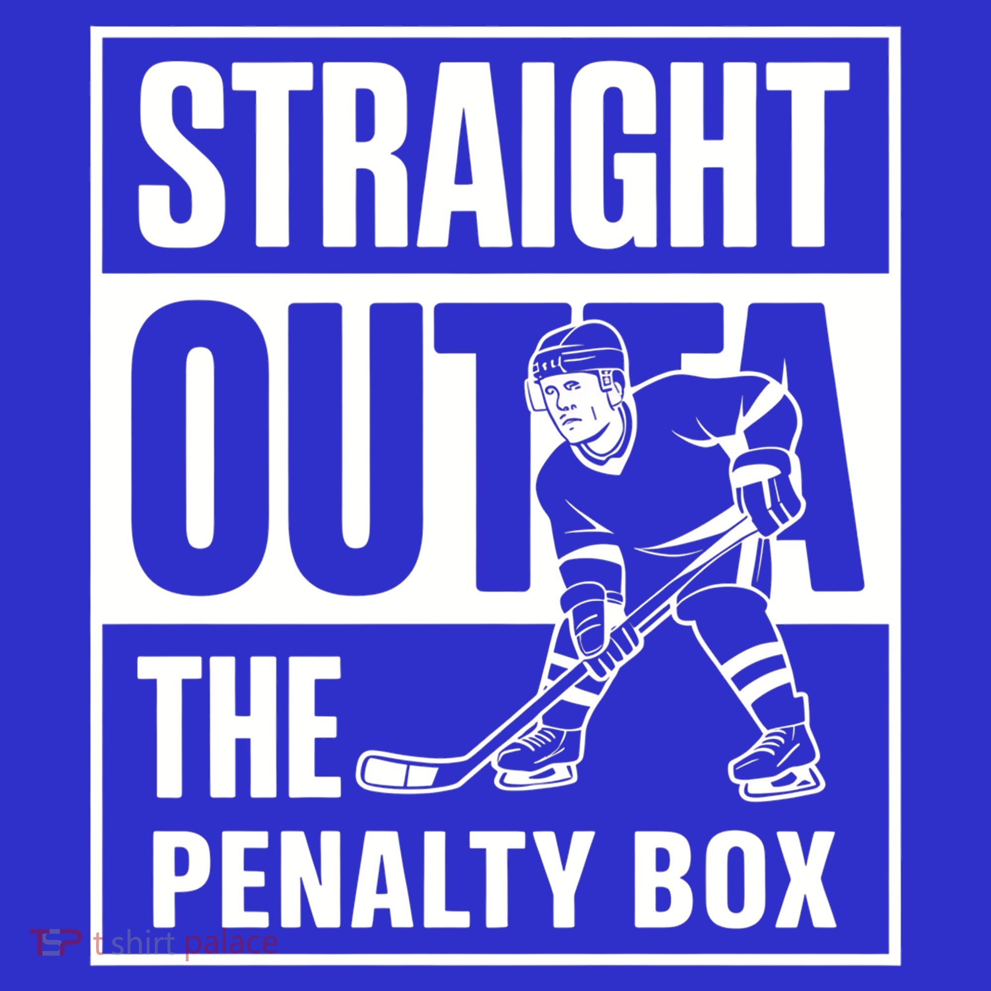 Hockey Player Straight Outta The Penalty Box Funny Hockey Gift Mousepad