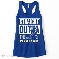 Hockey Player Straight Outta The Penalty Box Funny Hockey Gift Women's Tank Top thumb 0