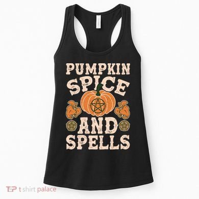 Halloween Pumpkin Spice And Spells Women's Tank Top