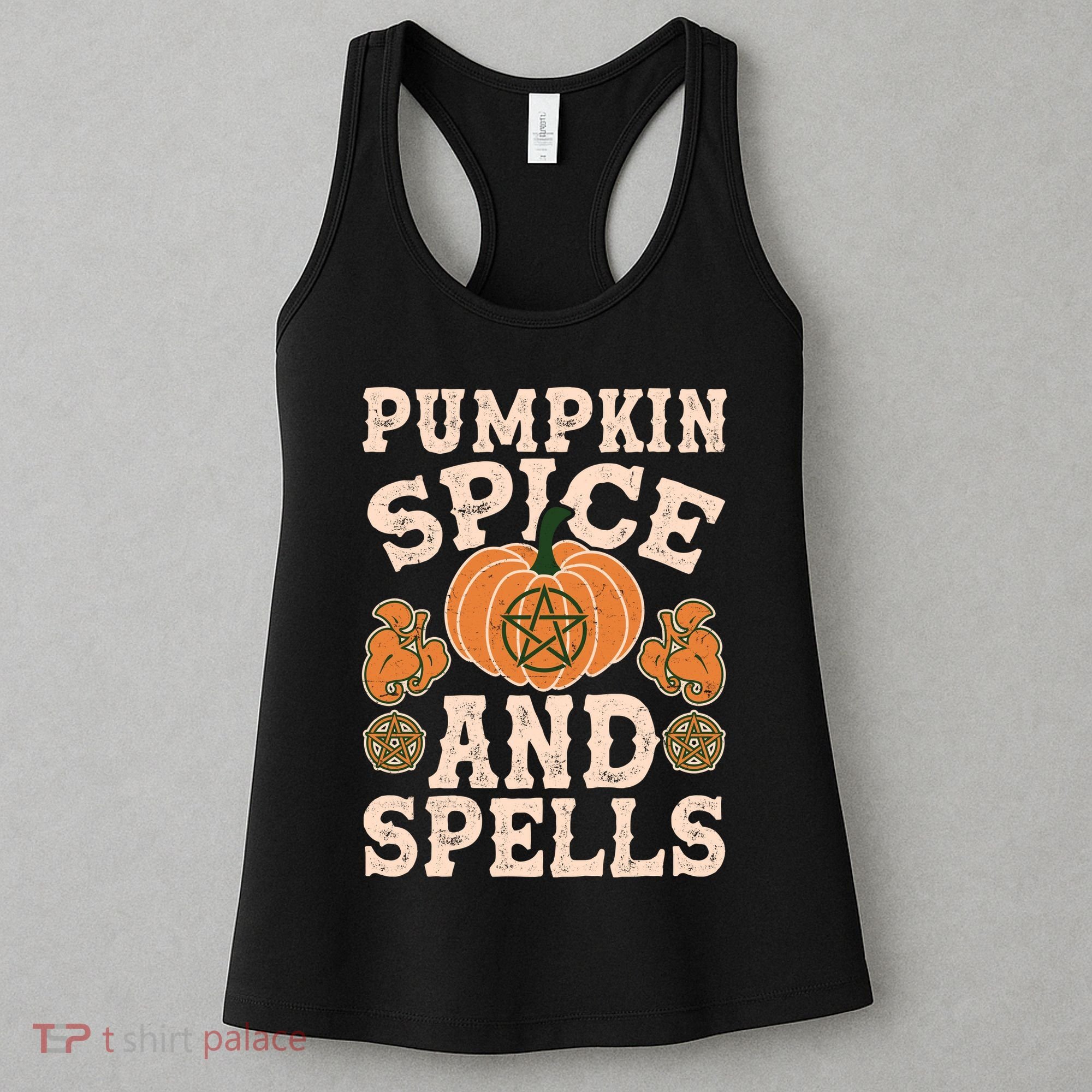 Halloween Pumpkin Spice And Spells Women's Tank Top