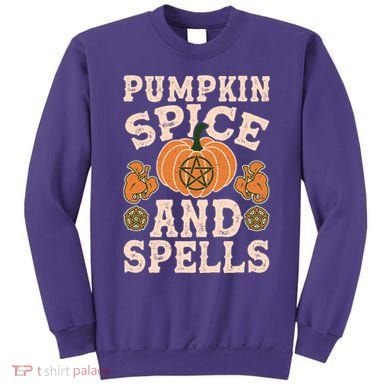 Halloween Pumpkin Spice And Spells Sweatshirt