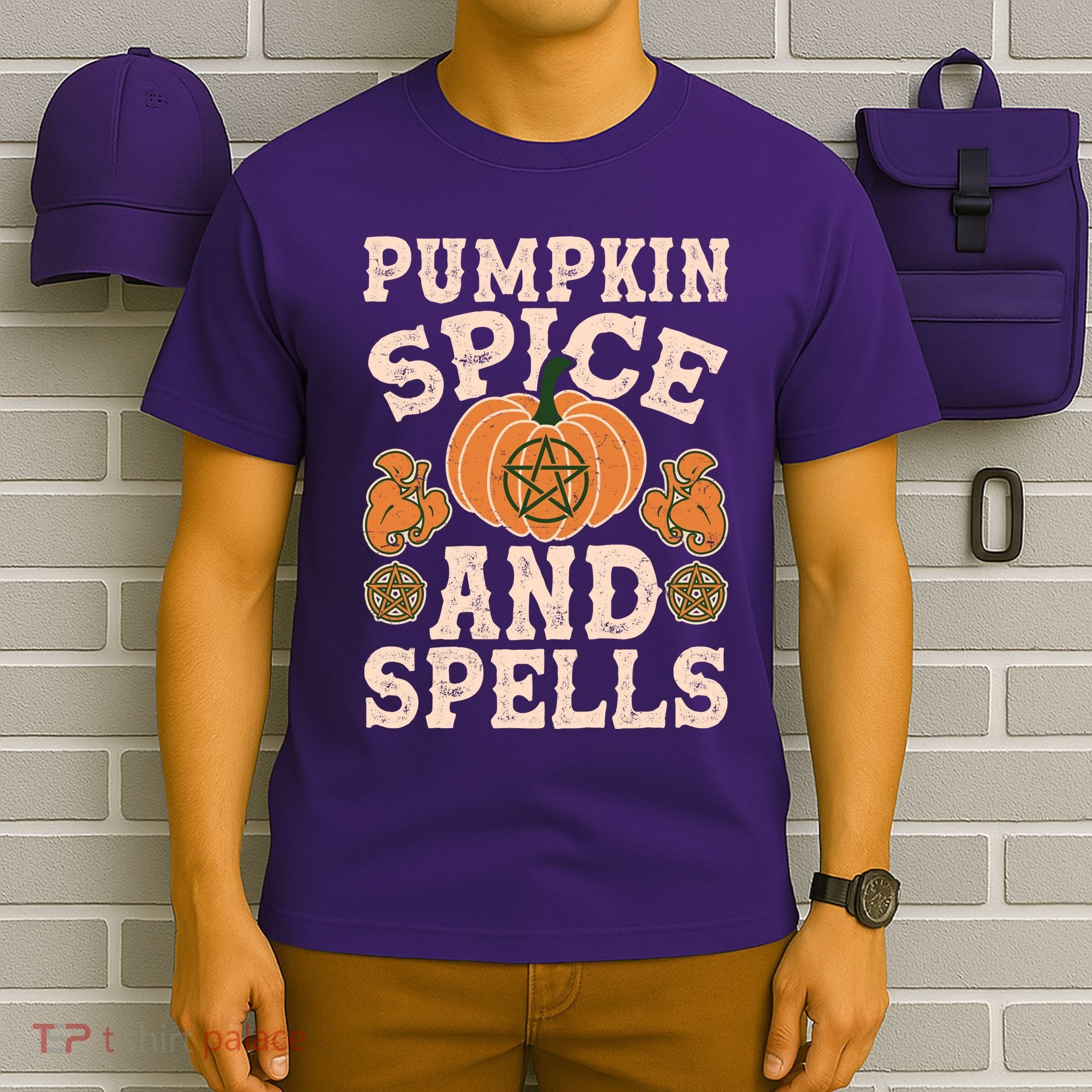 Halloween Pumpkin Spice And Spells T-Shirt