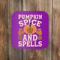 Halloween Pumpkin Spice And Spells Coaster thumb 0