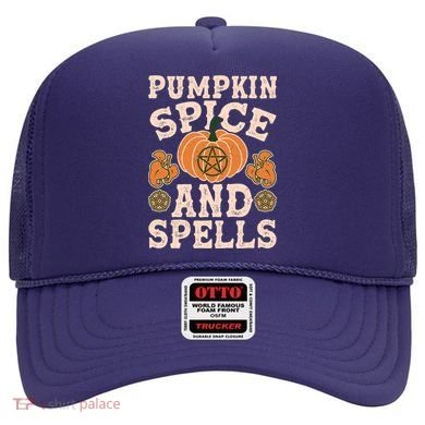 Halloween Pumpkin Spice And Spells Hat