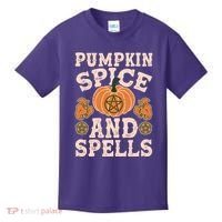 Halloween Pumpkin Spice And Spells Kids T-Shirt thumb 0