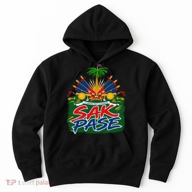 Haitian Pride Sak Pase L’Union Fait La Force Hoodie