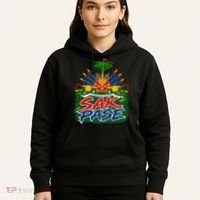 Haitian Pride Sak Pase L’Union Fait La Force Hoodie thumb 5