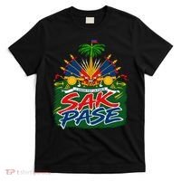 Haitian Pride Sak Pase L’Union Fait La Force T-Shirt thumb 0