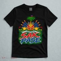 Haitian Pride Sak Pase L’Union Fait La Force T-Shirt thumb 5