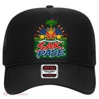 Haitian Pride Sak Pase L’Union Fait La Force Hat thumb 0