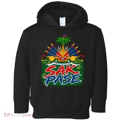Haitian Pride Sak Pase L’Union Fait La Force Toddler Hoodie