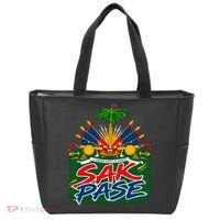 Haitian Pride Sak Pase L’Union Fait La Force Tote Bag thumb 0