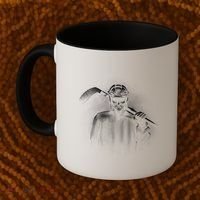 Hockey Player Sketch Coffee Mug thumb 2