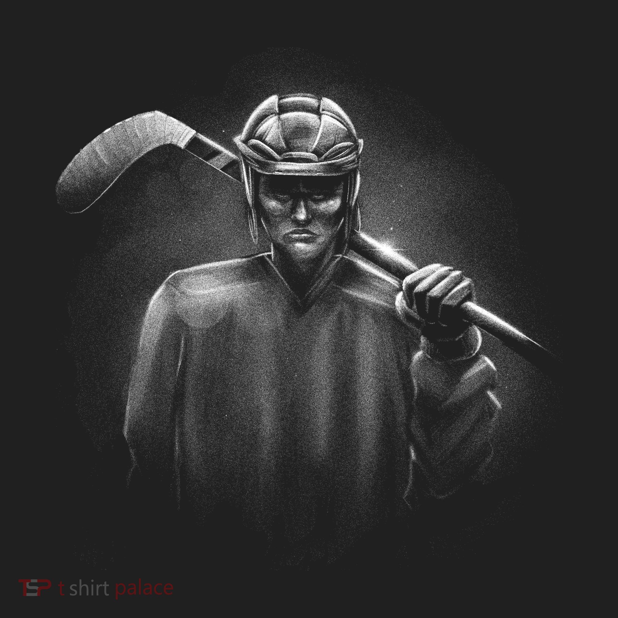 Hockey Player Sketch Beanie