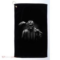 Hockey Player Sketch Golf Towel thumb 0