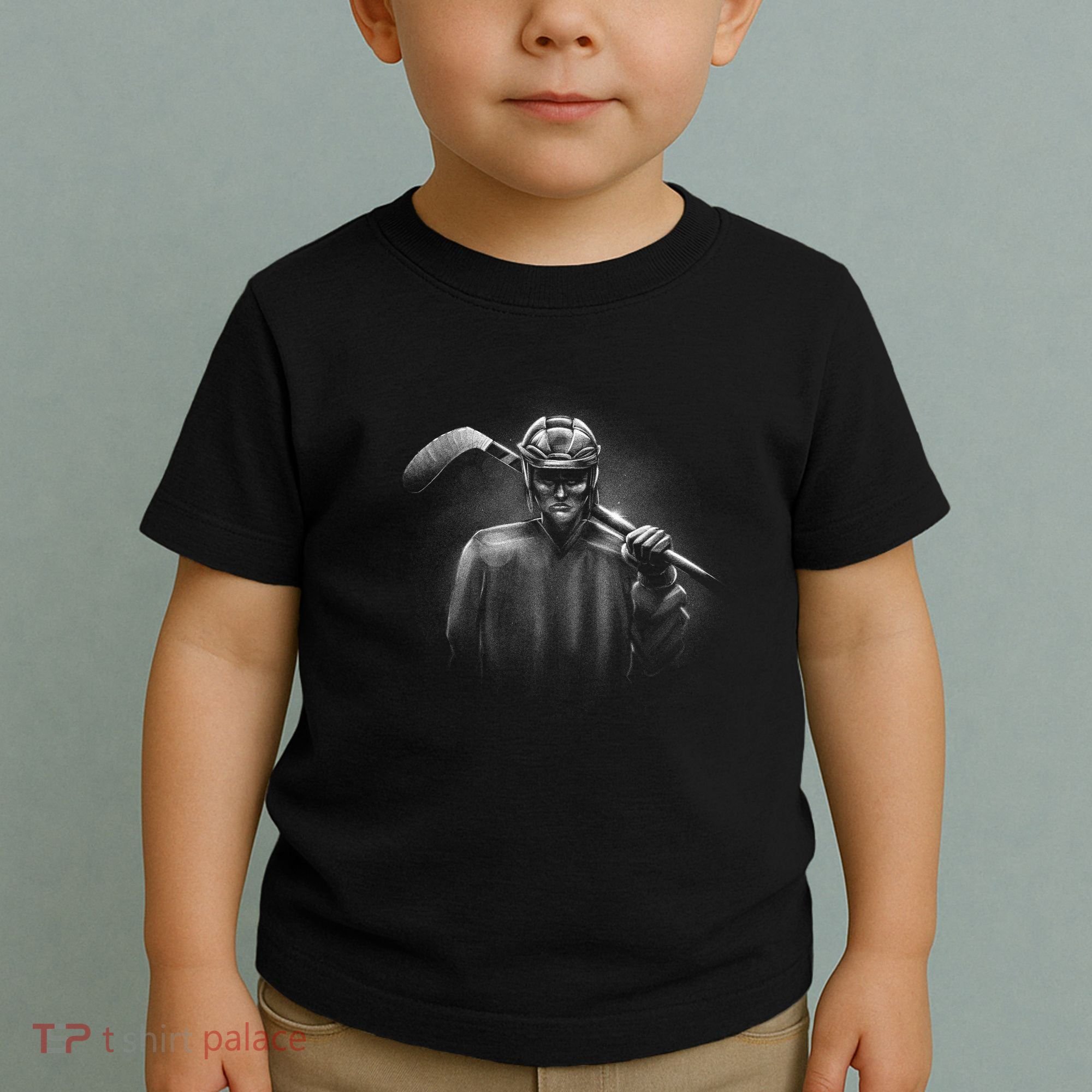 Hockey Player Sketch Toddler T-Shirt