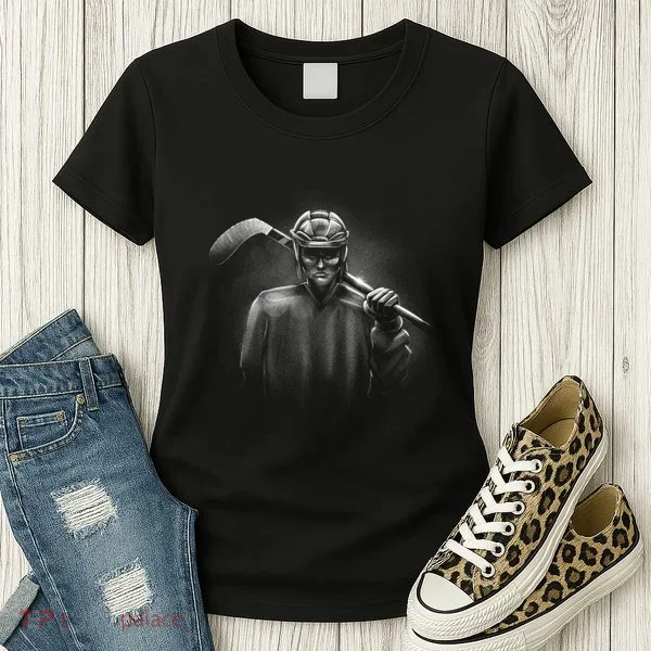 Hockey Player Sketch Women's T-Shirt