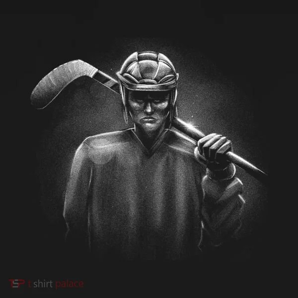 Hockey Player Sketch Women's T-Shirt