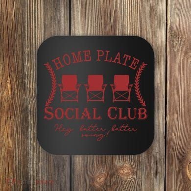 Home Plate Social Club Coaster
