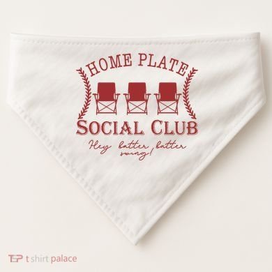 Home Plate Social Club USA-Made Doggie Bandana