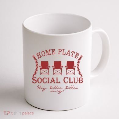 Home Plate Social Club Coffee Mug back