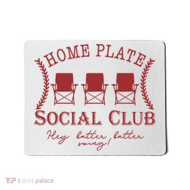 Home Plate Social Club Mousepad