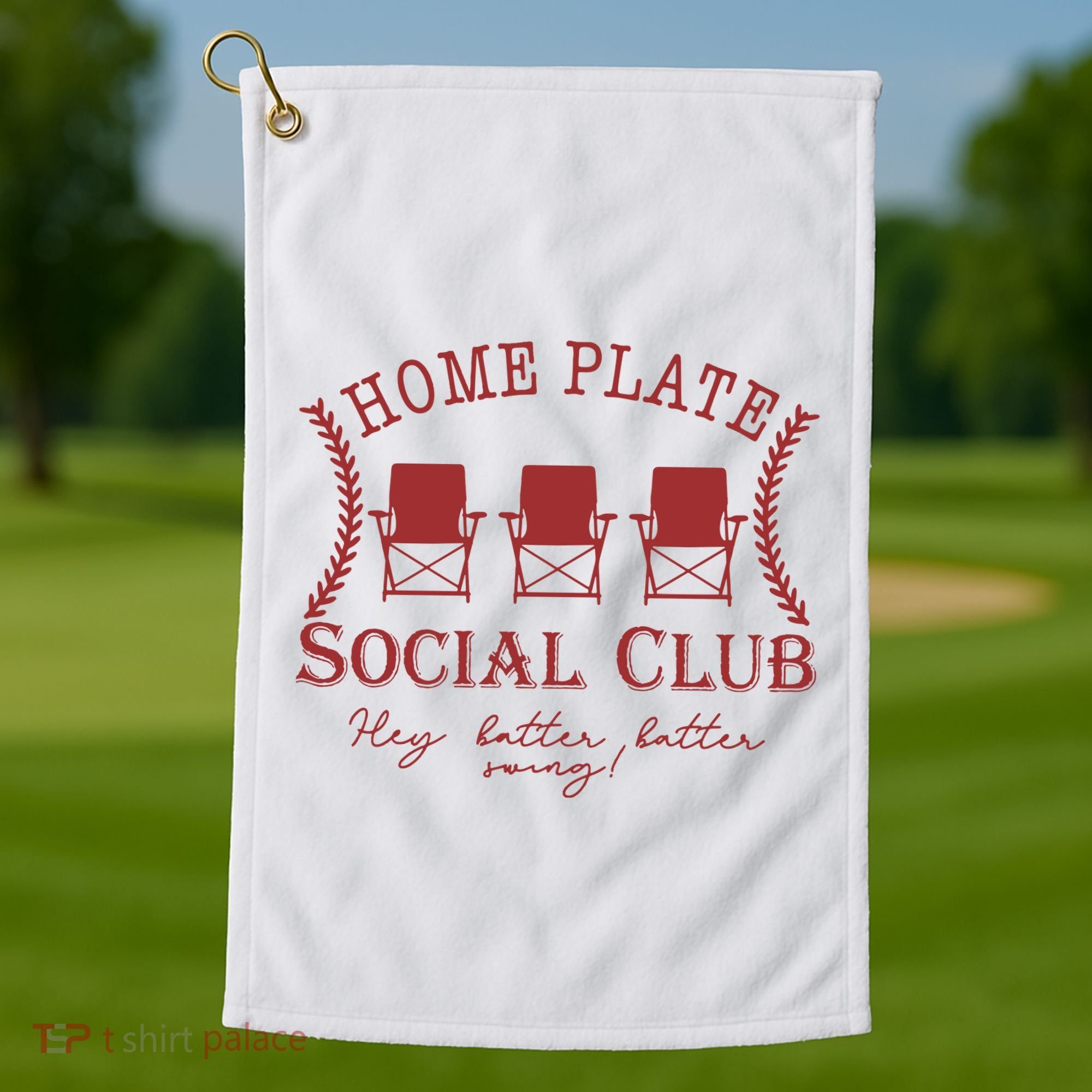 Home Plate Social Club Golf Towel
