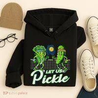 Hilarious Pickleball Swag Featuring Lettuce Pickle Players Hoodie thumb 4