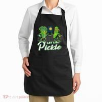 Hilarious Pickleball Swag Featuring Lettuce Pickle Players Apron thumb 2